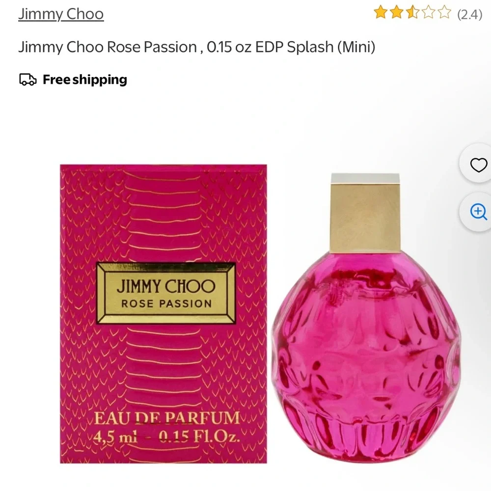 Jimmy Choo Rose Passion in Vibrant Pink - Picture 4 of 7